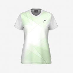 TIE-BREAK T-Shirt Girls. Zielone t-shirty Head, bez wzorów, bez kołnierzyka, bez ramiączek. W wyprzedaży za 171.00 zł.