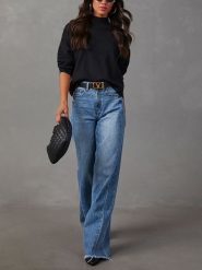 Milan Kiss Bluzka w kolorze czarnym rozmiar: L. Czarne golfy Milan Kiss, l, bez wzorów, bez ramiączek. Za 126.99 zł.