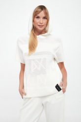 Sweter damski z krótkim rękawem ARMANI EXCHANGE. Swetry Armani Exchange, m, bez wzorów, bez ramiączek. Za 609.00 zł.