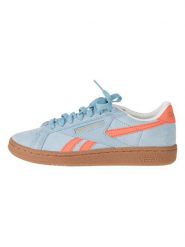 Reebok Skórzane sneakersy "Club C Grounds" w kolorze błękitnym rozmiar: 37. Niebieskie trampki Reebok, bez wzorów, z materiału, bez zapięcia. Za 290.19 zł.