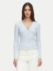 Calvin Klein Jeans Kardigan LV047G339G Niebieski jasny Slim Fit. Niebieskie kardigany Calvin Klein Jeans, m, bez wzorów, z bawełny. Za 489.99 zł.