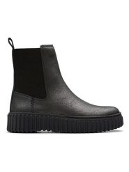 Clarks Skórzane sztyblety "Torhill Maple" w kolorze czarnym rozmiar: 39,5. Czarne obuwie sportowe Clarks, bez zapięcia. Za 339.00 zł.