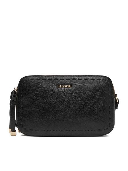 Lasocki Torebka CEO-LSK-L-001-09 Czarny. Czarne listonoszki Lasocki, bez wzorów, z materiału, bez dodatków. Za 159.99 zł.