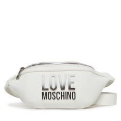 Saszetka nerka LOVE MOSCHINO. Białe torebki klasyczne Love Moschino, bez wzorów, bez dodatków. Za 579.99 zł.
