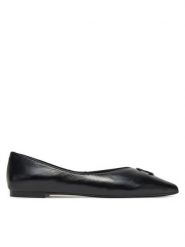 Eva Minge Baleriny LEILA-SLT14086-1 Czarny. Czarne baleriny Eva Minge, bez wzorów, ze skóry, bez obcasa. Za 399.99 zł.