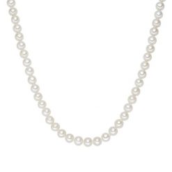 Valero Pearls Naszyjnik z pereł srebro wysokiej próby Perła hodowlana słodkowodna srebrny Naszyjniki 1 ct Damski. Szare naszyjniki Valero Pearls, z perłą, srebrne. Za 379.99 zł.