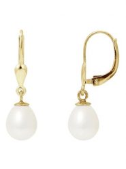 Pearl Addict Złote kolczyki z perłami rozmiar: onesize. Białe kolczyki Pearl Addict, z perłą, złote. Za 674.99 zł.