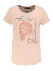 Eight2Nine Koszulka w kolorze jasnoróżowym rozmiar: XS. Różowe bluzki Eight2Nine, xs, bez wzorów, z bawełny, bez kołnierzyka, bez ramiączek. Za 43.99 zł.