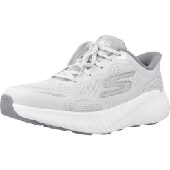 Buty SKECHERS GO RUN NOW REGENT Szary. Szare obuwie sportowe Skechers, z syntetyku, bez zapięcia. Za 425.52 zł.