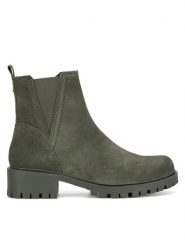 Lasocki Botki CEO-WI16-D-466-02 Zielony. Zielone botki Lasocki, bez wzorów, ze skóry, bez obcasa, na płaskiej podeszwie, bez zapięcia. Za 249.99 zł.