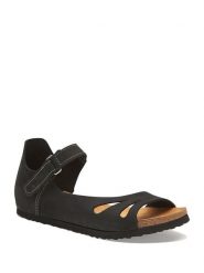 Comfortfusse Skórzane sandały w kolorze antracytowym rozmiar: 37. Czarne sandały Comfortfüße, bez wzorów, ze skóry, klasyczne, z otwartym noskiem, bez obcasa, bez zapięcia. Za 217.45 zł.