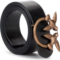 Pasek Damski PINKO - Little Rock Belt AI 19-20 PLTT 1P21K6 Y5GB Black Z99. Czarne paski Pinko, bez wzorów, ze skóry, rockowe. Za 349.00 zł.