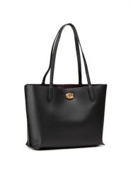 Coach Torebka Pbbl Willow Tote C0689 Czarny. Czarne shopper Coach, bez wzorów, ze skóry, bez dodatków. Za 1,669.00 zł.