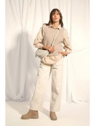 Just Cashmere Kaszmirowy bezrękawnik "Dampa" w kolorze beżowym rozmiar: M. Brązowe swetry Just Cashmere, m, bez wzorów, z kaszmiru, bez ramiączek. Za 478.99 zł.