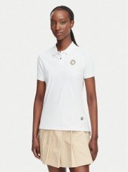 Beverly Hills Polo Club Polo L2608-HR Biały Regular Fit. Białe koszulki polo Beverly Hills Polo Club, l, bez wzorów, z bawełny, bez kołnierzyka, bez ramiączek. Za 245.99 zł.