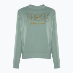 Bluza damska Nike Sportswear Club Fleece. Zielone bluzy Nike, bez wzorów, bez kaptura. Za 291.35 zł.