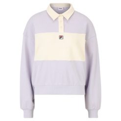Damska bluza typu crop Fila Langogne Oversize. Fioletowe bluzy Fila, l, bez wzorów, z dresówki, bez kaptura. Za 218.33 zł.
