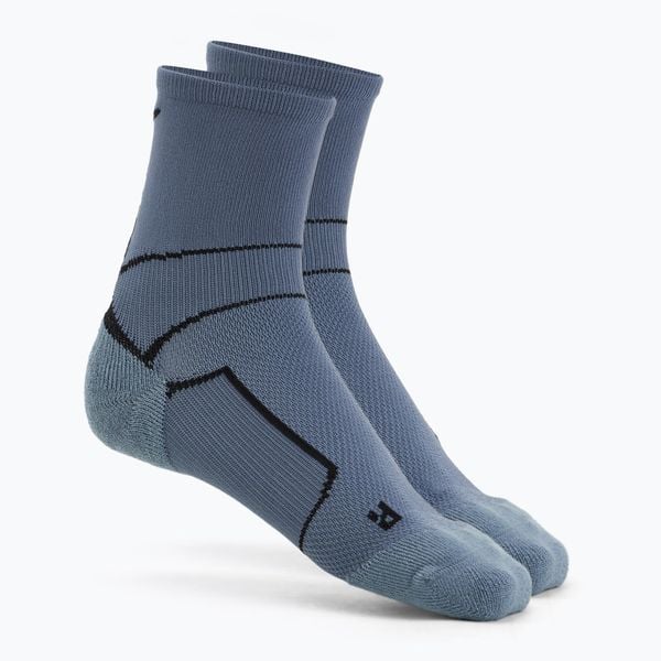 Skarpety Mizuno ER Trail. Niebieskie skarpety Mizuno, bez wzorów, z elastanu. Za 29.99 zł.