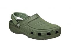 Klapki Crocs Model Yukon Vista Ii Lr Clog M Kolor Zielony. Zielone klapki Crocs, bez wzorów, z gumy, bez obcasa. Za 259.99 zł.
