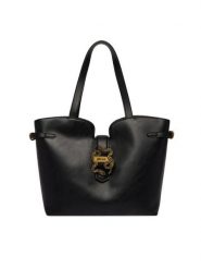 Just Cavalli Torebka 80RA4BA4 ZSA89 Czarny. Czarne shopper Just Cavalli, bez wzorów, ze skóry, bez dodatków. Za 841.99 zł.