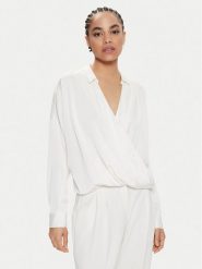 Imperial Koszula CJF4HDG Écru Relaxed Fit. Koszule Imperial, xs, bez wzorów, z syntetyku, bez kołnierzyka, bez ramiączek. Za 169.99 zł.