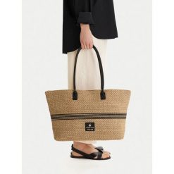 Torebka Beverly Hills Polo Club. Brązowe shopper Beverly Hills Polo Club, bez wzorów, bez dodatków. Za 269.99 zł.