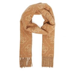 Szalik Guess. Brązowe szaliki Guess, z aplikacjami. Za 289.99 zł.