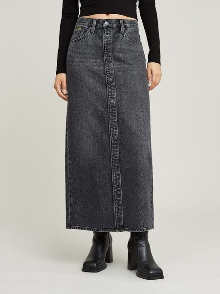 G-Star Spódnica dżinsowa w kolorze antracytowym rozmiar: W33. Czarne spódnice G-Star, na co dzień, z aplikacjami, z bawełny, klasyczne, maxi, proste. Za 205.45 zł.