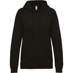 Bluza damska z kapturem Kariban. Białe bluzy KARIBAN, s, bez wzorów, z bawełny, z kapturem. Za 145.50 zł.