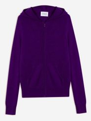 AUTHENTIC CASHMERE Kaszmirowy kardigan "Colombis" w kolorze fioletowym rozmiar: L. Różowe kardigany AUTHENTIC CASHMERE, l, bez wzorów, z kaszmiru. Za 353.27 zł.