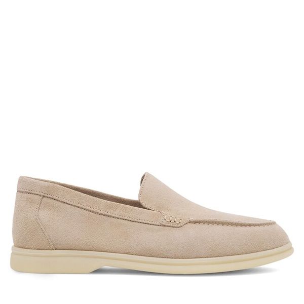 Lordsy GINO ROSSI. Brązowe lordsy Gino Rossi, bez wzorów, bez obcasa, bez zapięcia. Za 279.99 zł.