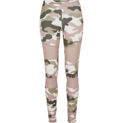 Legginsy damskie Urban Classics camouflage tech. Czerwone legginsy Urban Classics, bez wzorów, z meshu. Za 118.50 zł.