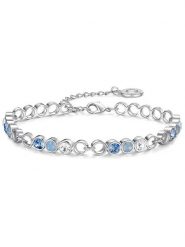 Park Avenue Bransoletka z kryształami Swarovski rozmiar: onesize. Niebieskie bransoletki Park Avenue, z kryształem, z mosiądzu. Za 61.46 zł.