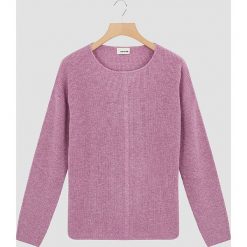 Sweter w kolorze fioletowym. Fioletowe swetry Rodier, bez wzorów, prążkowane, bez ramiączek. W wyprzedaży za 152.95 zł.