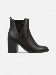 Wrangler Botki "Fioris" w kolorze czarnym rozmiar: 41. Czarne botki Wrangler, bez wzorów, bez obcasa, bez zapięcia. Za 224.95 zł.
