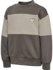 Hummel Bluza hmlMINI LOOSE BLOCK Luźny krój – DARK GULL GRAY. Szare bluzy Hummel, bez wzorów, z bawełny, bez kaptura. Za 164.00 zł.