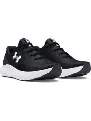 Under Armour Buty "Charged Surge 4" w kolorze czarnym do biegania rozmiar: 37,5. Czarne obuwie sportowe Under Armour, z gumy, bez zapięcia, do biegania. Za 189.29 zł.