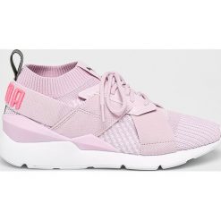 Puma - Buty Muse evoKnit. Czerwone obuwie sportowe Puma, z gumy, bez zapięcia. W wyprzedaży za 359.90 zł.