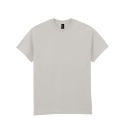 Ultra Bawełniana Koszulka Unisex Dla Dorosłych. Szare bluzki GILDAN, m, bez wzorów, z bawełny, sportowe, bez kołnierzyka, bez ramiączek. Za 46.99 zł.