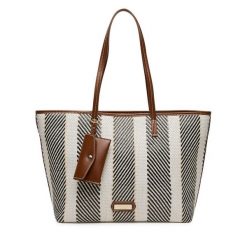 Torebka Nine West. Brązowe shopper Nine West, bez wzorów, bez dodatków. Za 219.99 zł.