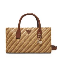 Torebka Guess. Brązowe torebki klasyczne Guess, z aplikacjami, bez dodatków. Za 339.99 zł.