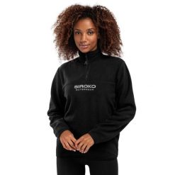 Bluza z grubego polaru damska Shadow-W SIROKO. Czarne bluzy sportowe SIROKO, na zimę, xs, bez wzorów, z polaru, bez kaptura. W wyprzedaży za 153.00 zł.