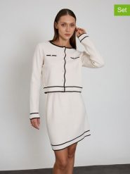 BGN 2-częściowy zestaw w kolorze kremowym rozmiar: 40. Brązowe swetry BGN, bez wzorów, bez ramiączek. Za 143.99 zł.