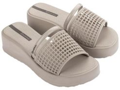Klapki damskie japonki Ipanema Essence. Szare klapki Ipanema, bez wzorów, z gumy, bez obcasa. Za 179.00 zł.