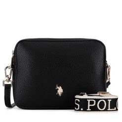 Torebka U.S. Polo Assn. Czarne torebki klasyczne U.S. Polo Assn., bez wzorów, bez dodatków. Za 239.99 zł.