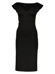 Pinko Sukienka w kolorze czarnym rozmiar: 32. Czarne sukienki Pinko, bez wzorów, bez kołnierzyka, bez ramiączek, mini. Za 250.94 zł.