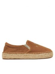 REPLAY Espadryle GWF22 .000.C0086T Beżowy. Brązowe espadryle Replay, bez wzorów, z materiału, bez obcasa, bez zapięcia. Za 259.99 zł.