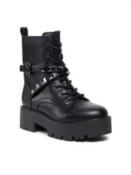 Guess Trapery FL8VDA ELE10 Czarny. Czarne trapery i śniegowce Guess, ze skóry. Za 919.99 zł.