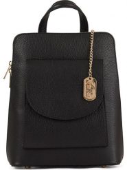 Anna Morellini Skórzany plecak "Fernanda" w kolorze czarnym - 24 x 28 x 8 cm rozmiar: onesize. Czarne plecaki Anna Morellini, bez wzorów, z materiału. Za 295.99 zł.