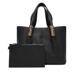 Torebka Elisabetta Franchi. Czarne torebki klasyczne Elisabetta Franchi, bez wzorów, bez dodatków. Za 1,739.00 zł.